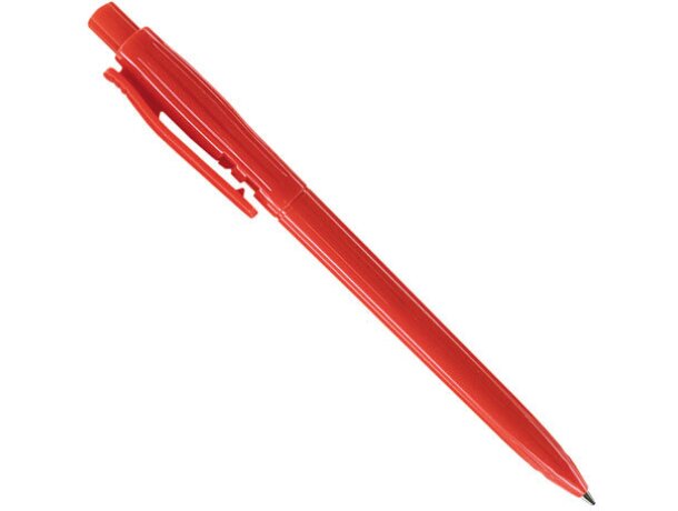 Bolígrafo de plástico y sencillo fino rojo