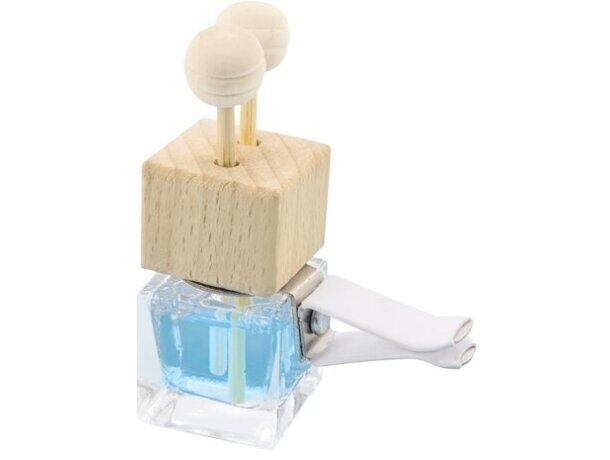 Ambientador de coche Pure madera y vidrio con aroma océano Azul detalle 4