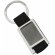 Llavero de metal y correa de nylon personalizado negro