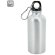 Bidón Cool aluminio 420 ml con mosquetón grabada en láser Plata