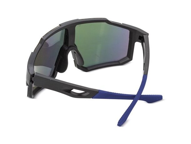 Gafas deportivas Olympia con protección UV400 y lentes espejo Azul detalle 1