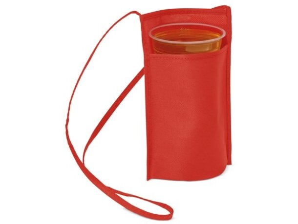 Bolso portatodo Festero non woven 80g en 11 colores Rojo detalle 25