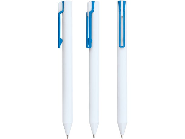 Bolígrafo Hermess con mecanismo clic y tinta azul Verde detalle 14