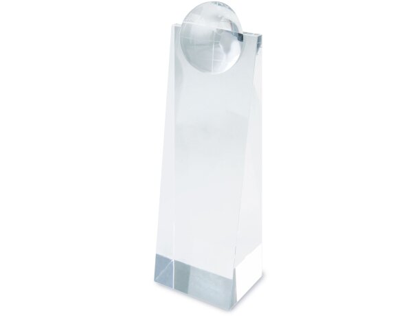 Cristal con la bolsa del mundo para grabar para empresas