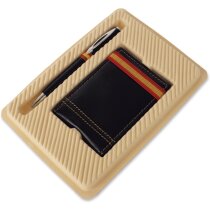 Estuche con tarjetero y bolígrafo automático en negro personalizado Estuche con tarjetero y bolígrafo automático en negro personalizado