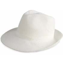 Sombrero de ala ancha blanco personalizado