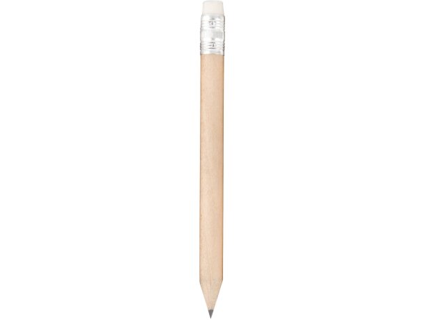 Lápiz de madera mini con goma barato