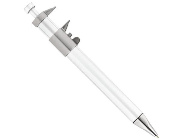 Bolígrafo con escalímetro blanco