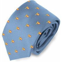 Corbata con diseño de mastil de España personalizada