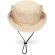 Sombrero ajustable Cairo de microfibra con sistema convertible Piedra detalle 3