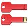 Llave USB 8GB beta con mosquetón y diseño innovador rojo