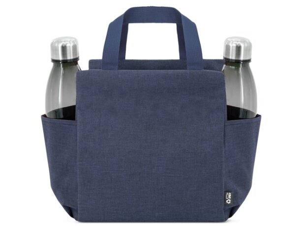 Bolsa nevera Yaky con interior aislante y bolsillos laterales Azul royal detalle 14
