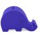 Hucha portamovil Elephant azul royal