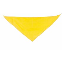 Pañoleta triangular personalizada amarilla Pañoleta triangular personalizada amarilla