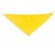 Pañoleta triangular Fermín personalizada amarillo
