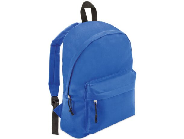 Mochila con bolsillo exterior pequeño merchandising azul medio
