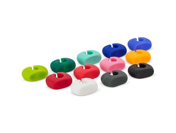 Set 12 marcadores silicona copas Sazul colores surtidos detalle 4