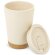 Vaso térmico doble pared con base de corcho Veneza 300ml Crudo detalle 4