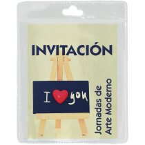 Porta credenciales PVC para tarjetas de acceso