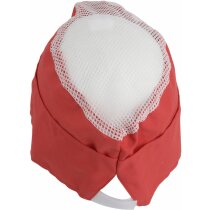 Gorro de rejilla en poliester para cocinar negro personalizado Gorro de rejilla en poliester para cocinar negro personalizado
