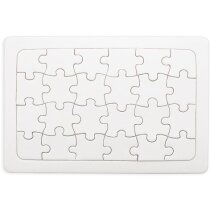 Puzzle con ceras para colorear personalizada