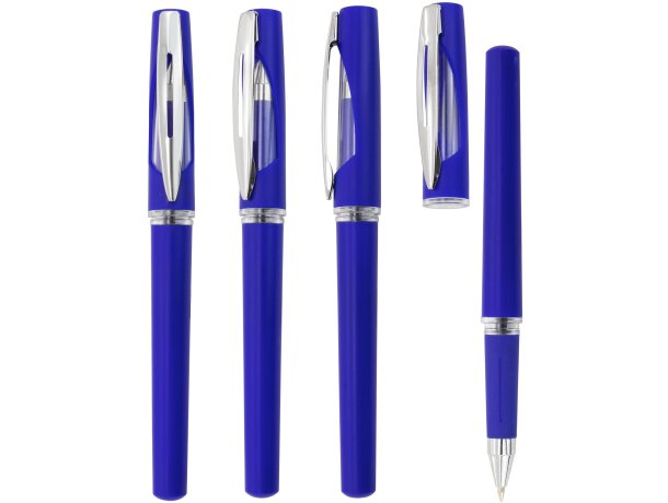 Roller Viken con tinta gel azul y cuerpo ABS Azul royal detalle 5