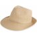 Sombrero de ala ancha blanco personalizado marron