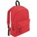 Mochila con bolsillo exterior pequeño rojo