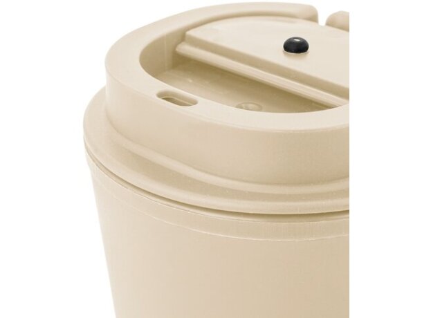Vaso térmico hermético Tulcán 380ml con cinta de transporte Crudo detalle 6