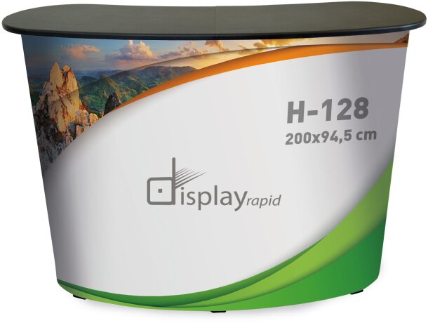 Mostrador promocional curvado Curvy