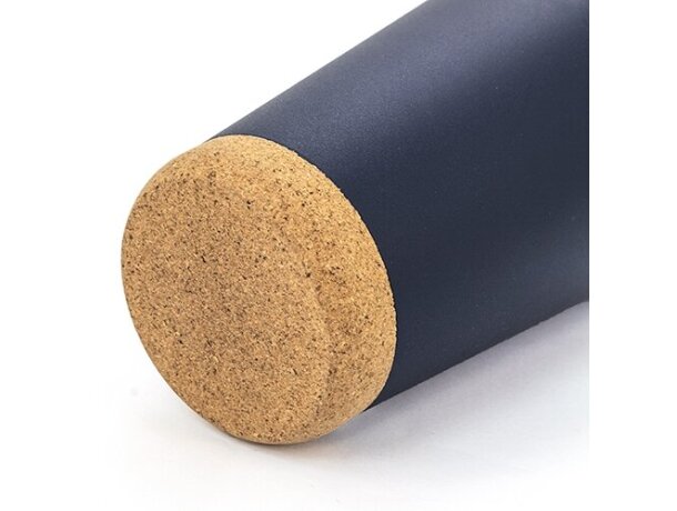 Vaso térmico doble pared con base de corcho Veneza 300ml Negro detalle 11