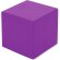 Cubo antiestrés Bloque de espuma PU con grabación digital Lila