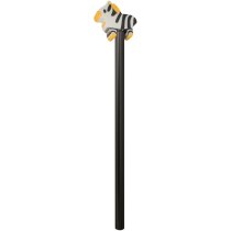 Lápices madera promocional con goma figura zebra