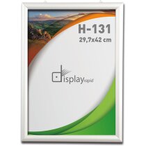 Marco de pared aluminio A3 Gallery para display