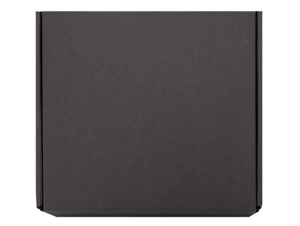 Caja presentación cartón corrugado Zaris 30x27x9 cm Negro detalle 5