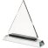 Trofeo Pyramid de cristal triangular con base rectangular detalle 1