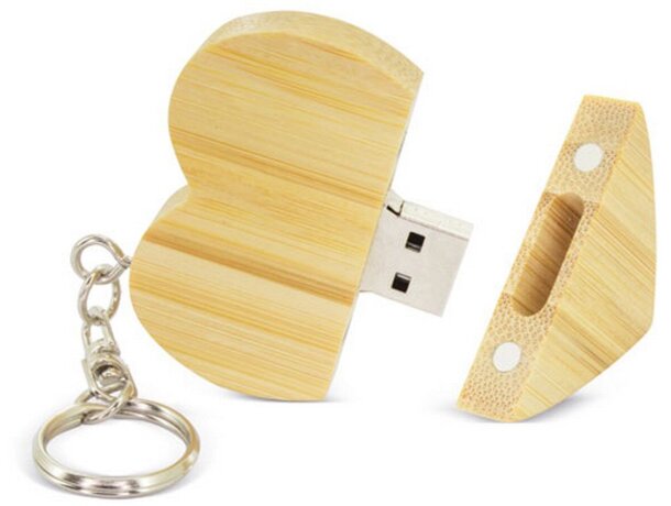 USB bambú 16GB promocional y sostenible Loving