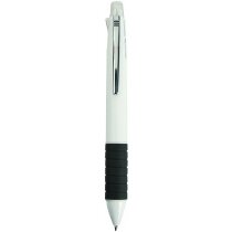 Bolígrafo multifunción con portaminas blanco Bolígrafo multifunción con portaminas blanco