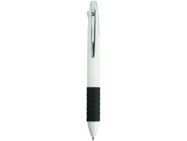 Bolígrafo multifunción con portaminas blanco