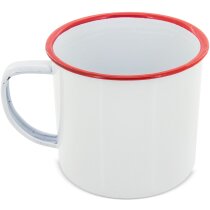 Mug Metálica Esmaltada “retro” Reborde personalizado