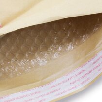 Apiuna kraft acolchado con logotipo e impresión