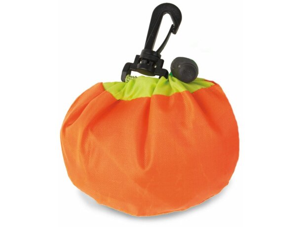 Bolsa plegable naranja grabada naranja