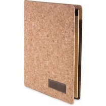 Carpeta con bloc de corcho Carpeta con bloc de corcho