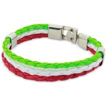 Pulsera trenzada Alicante con bandera de España