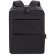 Mochila portaordenador soft-touch Davis PU resistente al agua Negro detalle 8