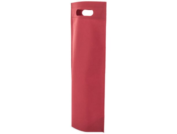 Bolsa de non woven para botella burdeos