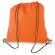 Bolsa saco de nonwoven personalizada naranja