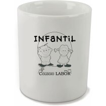 Vaso de porcelana para lápices personalizado Vaso de porcelana para lápices personalizado