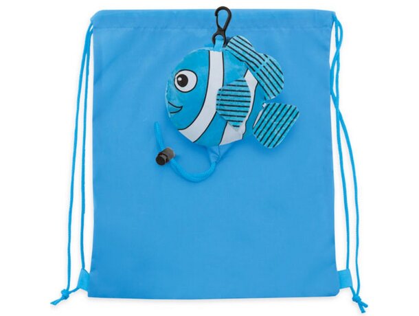 Mochila plegable pez