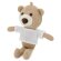 Peluche osito Cuddly de poliéster suave personalizable detalle 1